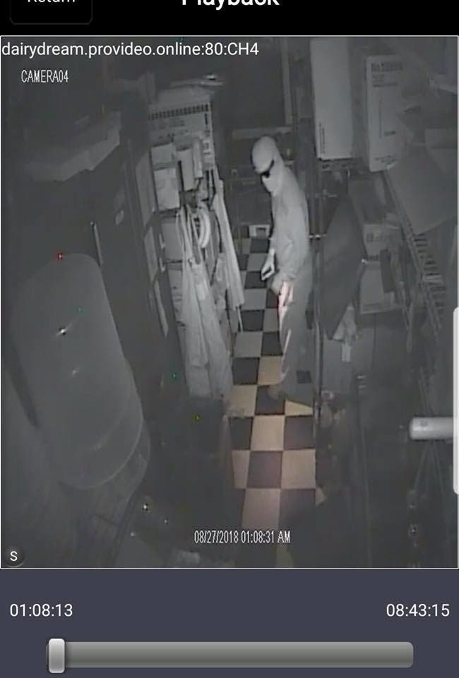 Dairy Dream Owners Ask For Help Finding Burglar Libertyville, IL Patch