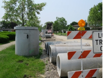 ​​The Cypress Area Public Improvements project is underway in Arlington Heights. 