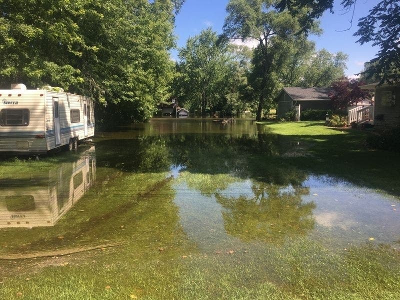 Flooding has long affected neighborhoods along the Chain o' Lakes. The SBA loan is available for those affected by June 26 flooding. 