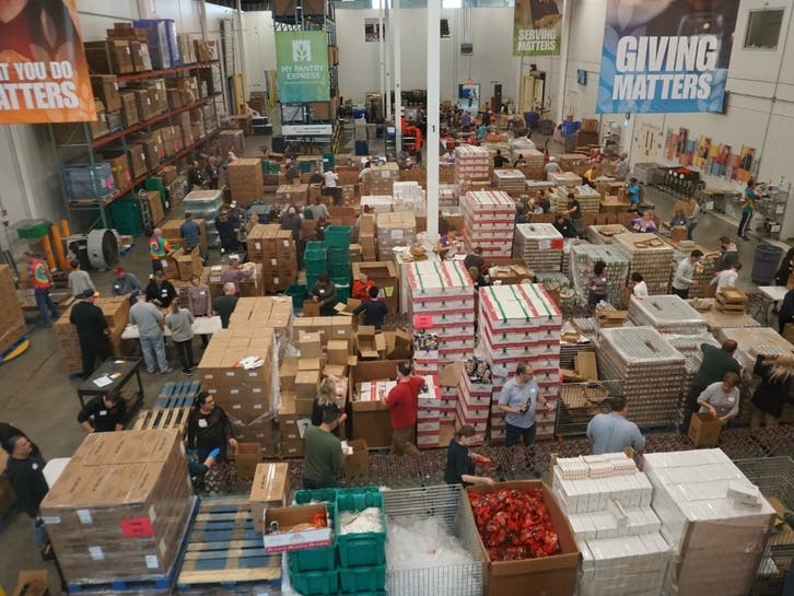 Northern Illinois Food Bank Packs Holiday Meal Boxes Geneva, IL Patch