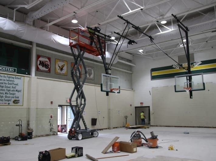 Improvements are underway at Cary-Grove High School. 