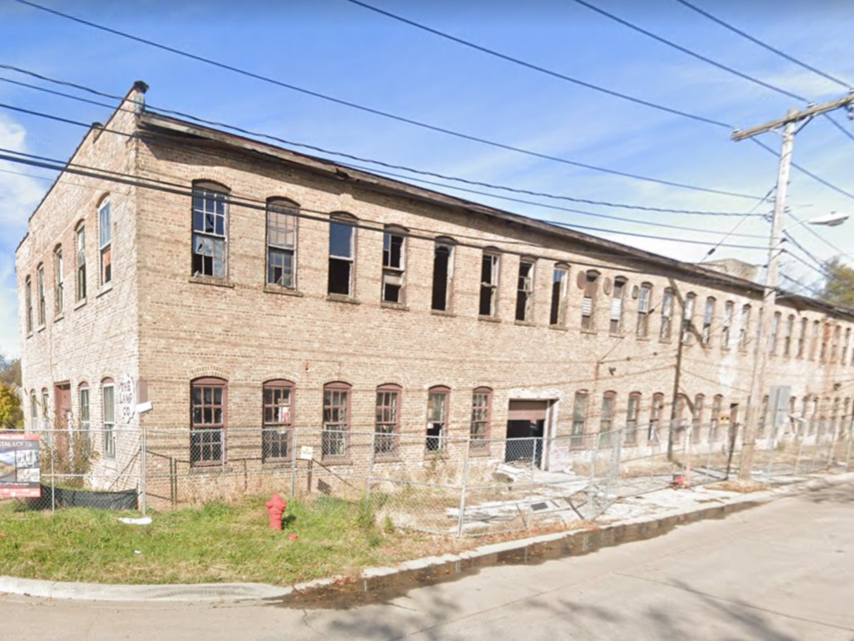 A former factory building at South 13th and Indiana avenues has fallen into disrepair. 