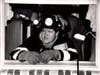 Chris Wilcox at a call for a chimney fire in the late 1980s.