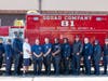 Leadership and members of Glendora Fire Company gather for a group photo as the department launches its new SAFER grant-funded recruitment campaign.
