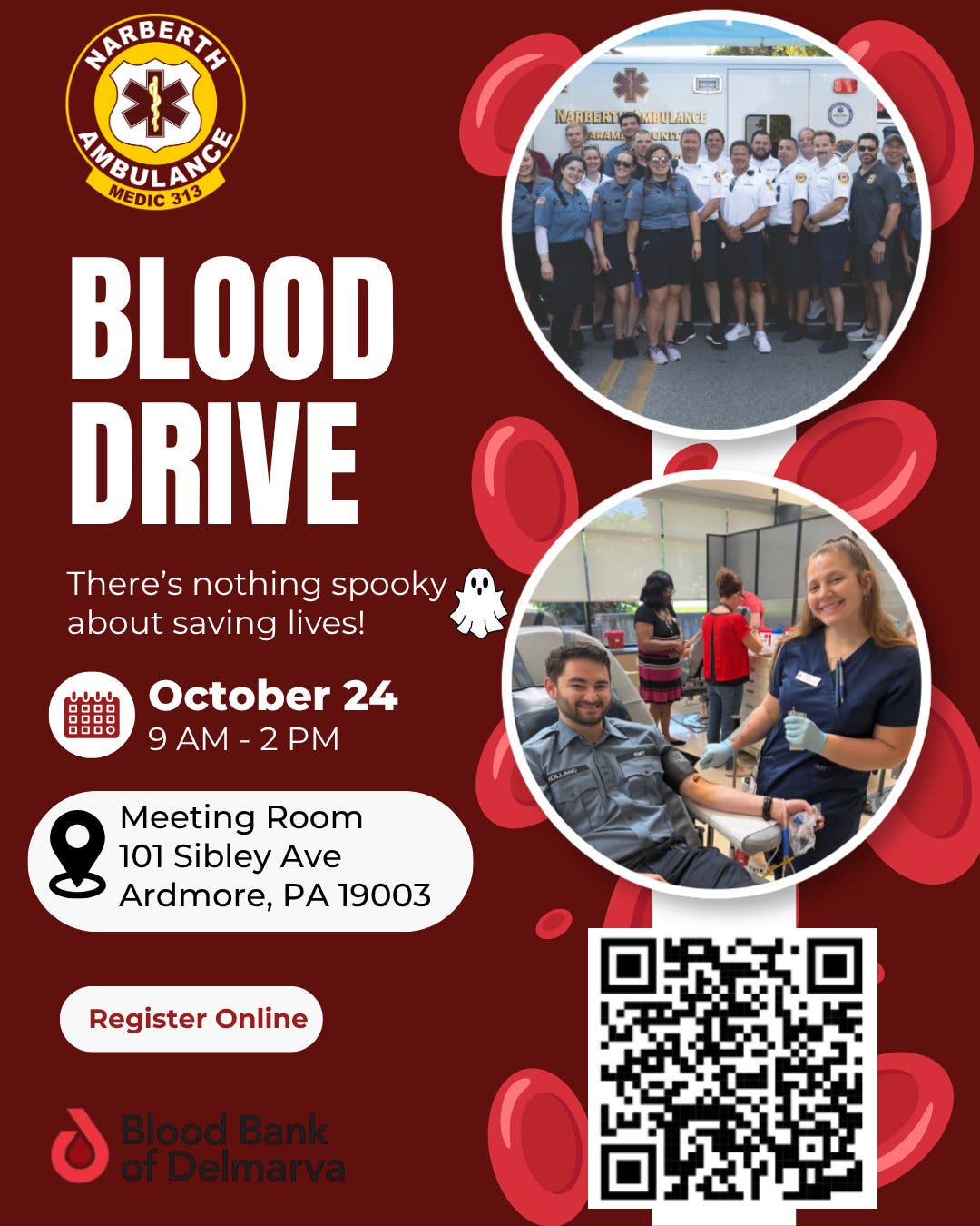 Narberth Ambulance Hosts Community Blood Drive