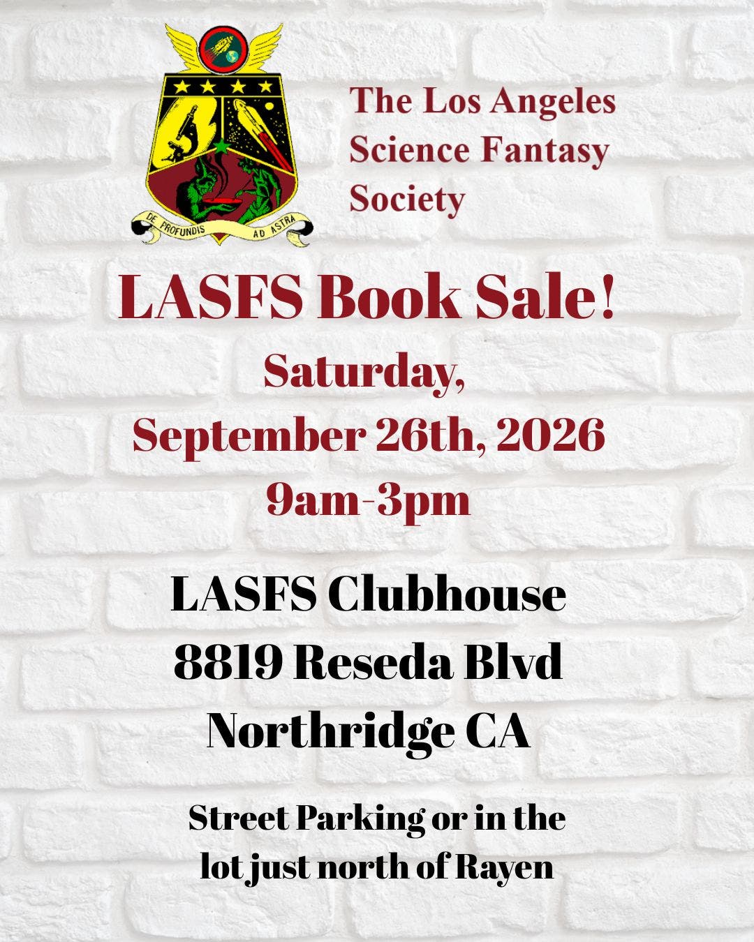 BOOK SALE in Northridge!