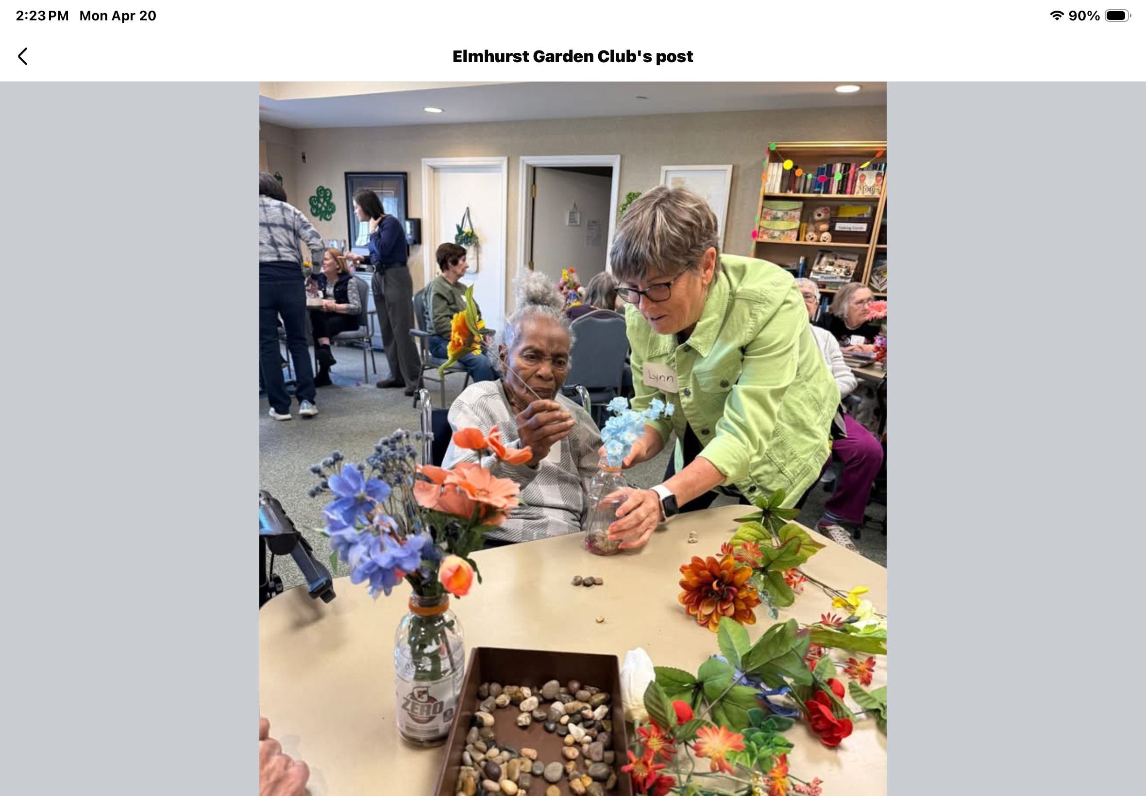 Elmhurst Garden Club partners with indigo memory Center