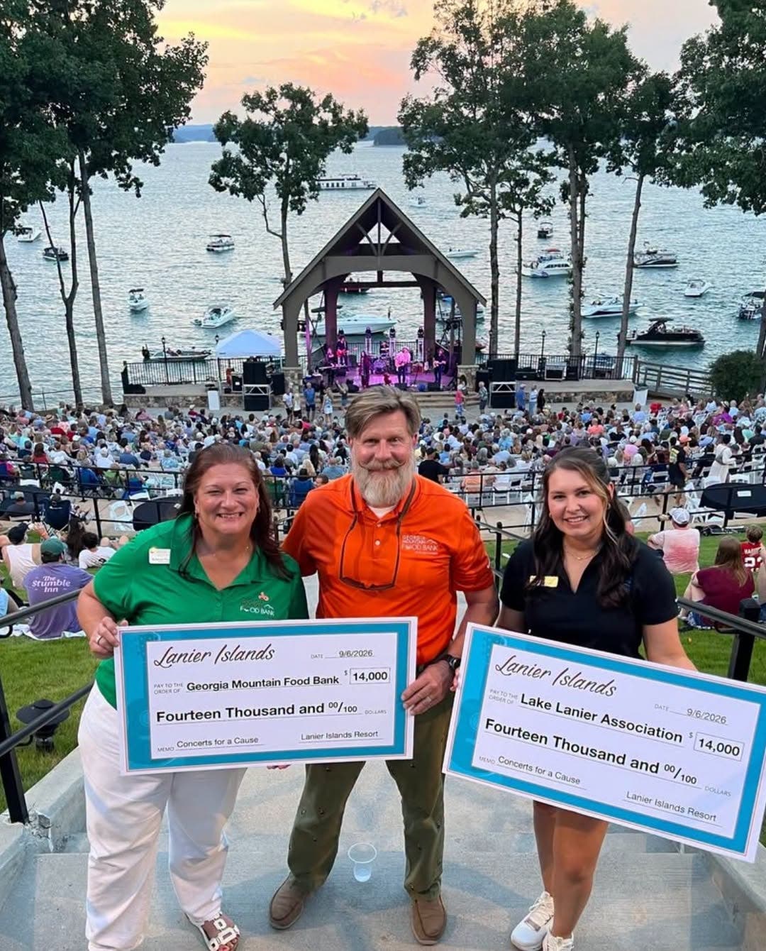 Lanier Islands Resort’s Concerts for a Cause Results in $28k Donation to Two Georgia Charities