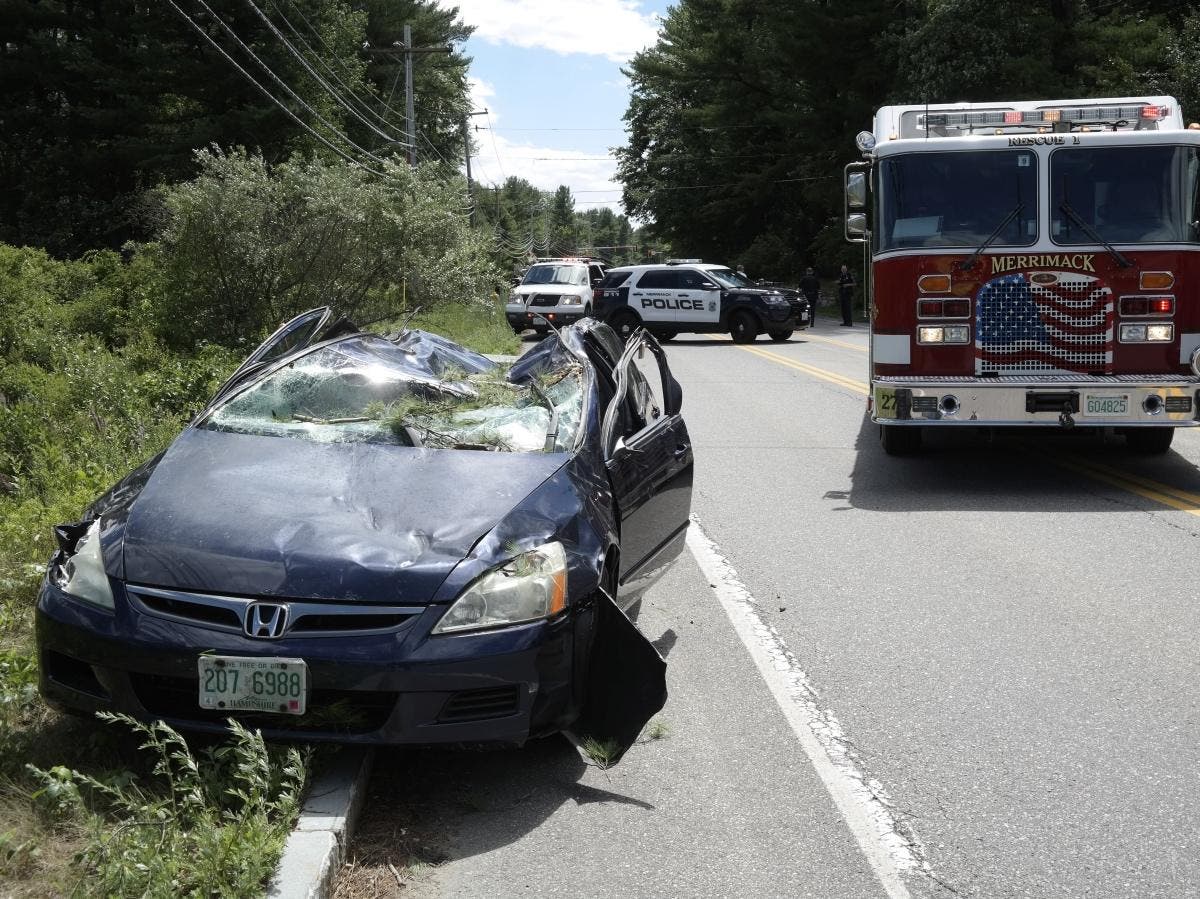 Tree Falls on Vehicle in Merrimack Merrimack, NH Patch