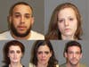 Nashua police arrested five people on drug charges on April 18, 2019