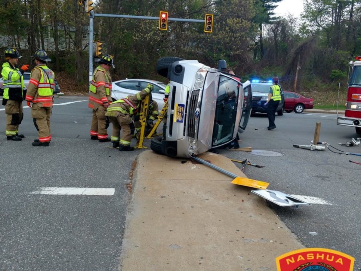 A crash was reported on May 7, 2019, on Main Dunstable Road. 