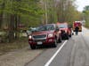 Concord firefighters assisted a hiker near the water tower off Auburn Street on May 13, 2019. 