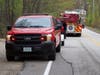 Concord firefighters assisted a hiker near the water tower off Auburn Street on May 13, 2019. 