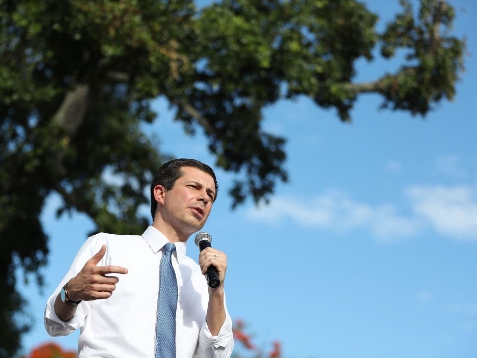 Presidential Candidate Pete Buttigieg Holds Grassroots Fundraiser In Miami on May 20, 2019.