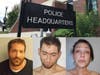 Michael Ames, Christopher Becker, and Karen Tefft were arrested in the South End on Aug. 12. Police were hunting for Ames for more than 11 days.