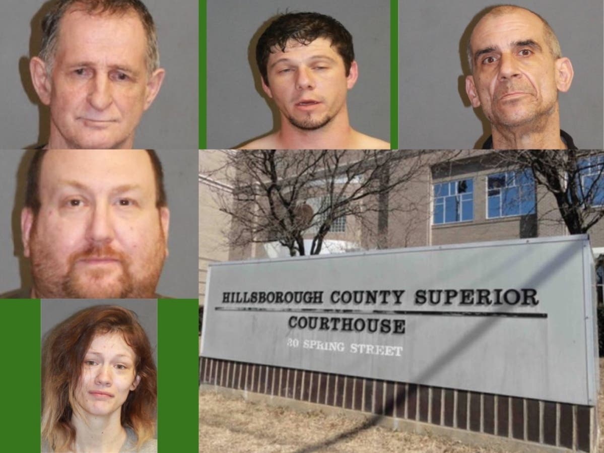 From bottom left to upper right: Samantha Iodice, Christopher Hopf, Stanley Fortier, Shawn Henrikson, and James Henry. 