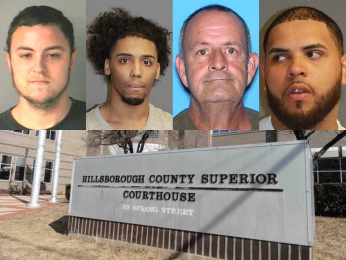 Pictured are Stephen Pierce, Antony Deleon Espinal, Michael Dembro, and Anthony Nieves.