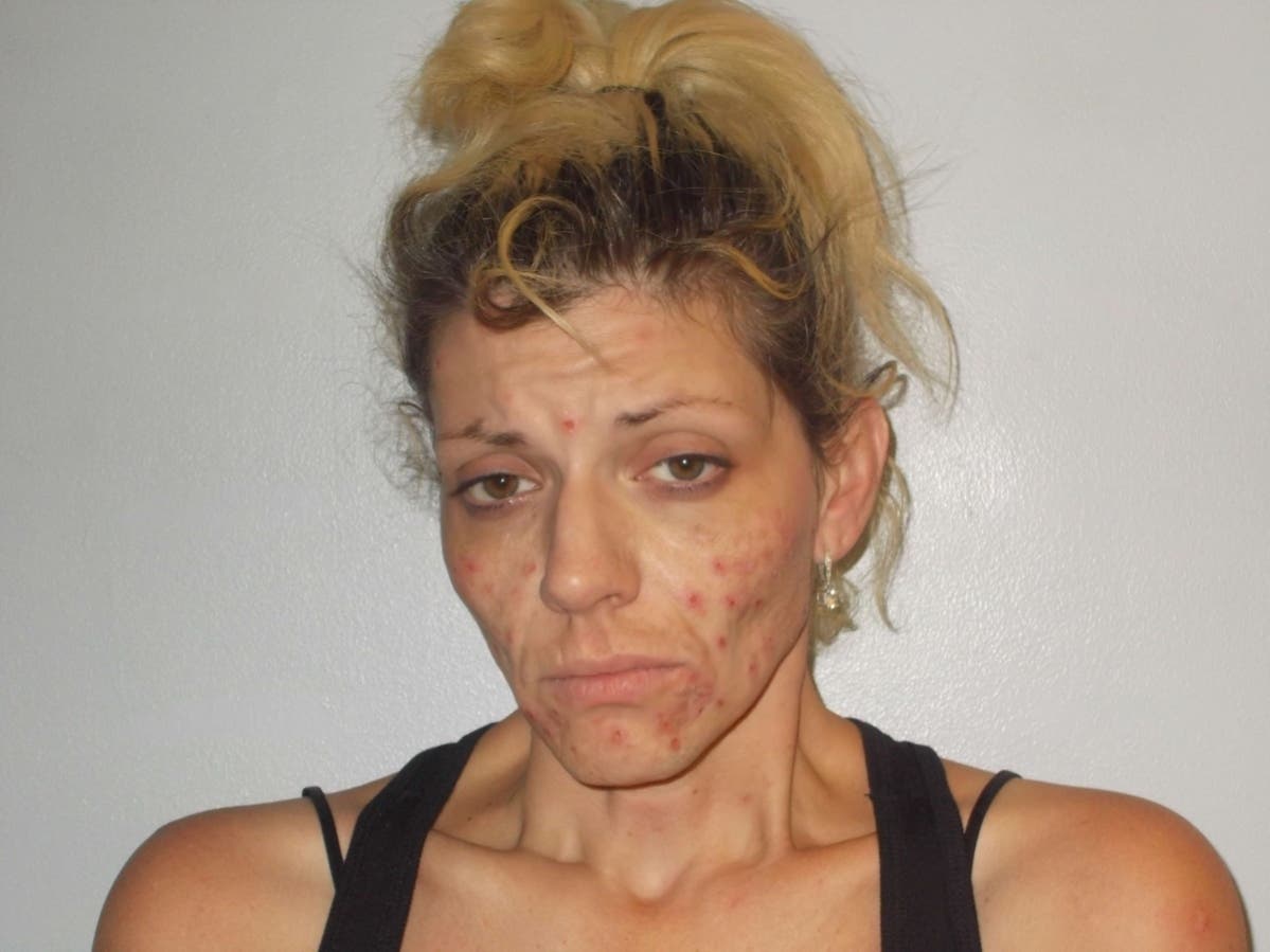 Felon Carrie Evening Star Bunnell was arrested last month on drug and weapon charges in Concord. 