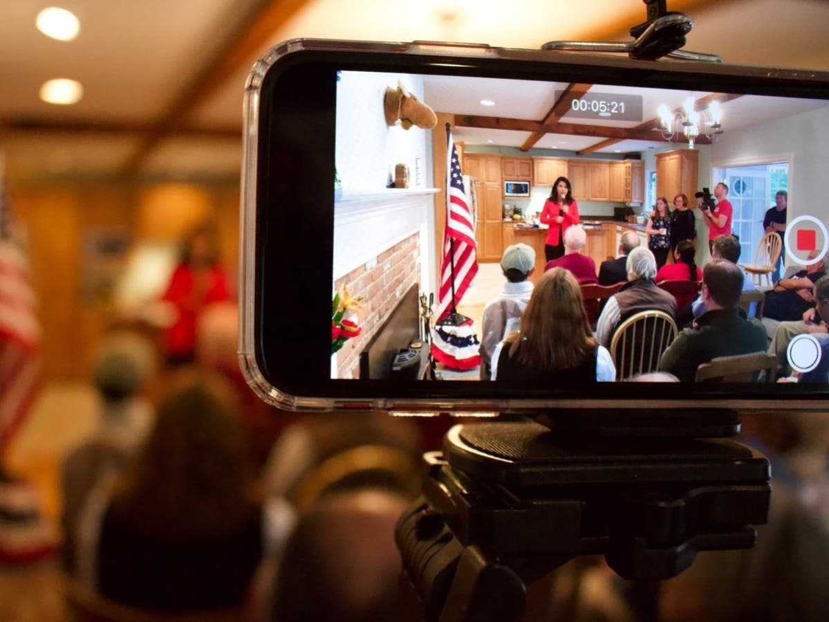 U.S. Rep. Tulsi Gabbard, D-HI, was in Bow at a house party this week. She'll crash a Peterborough man's birthday next week.