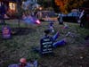The Halloween display on Wedgewood Drive on the Concord Heights on Oct. 16. 