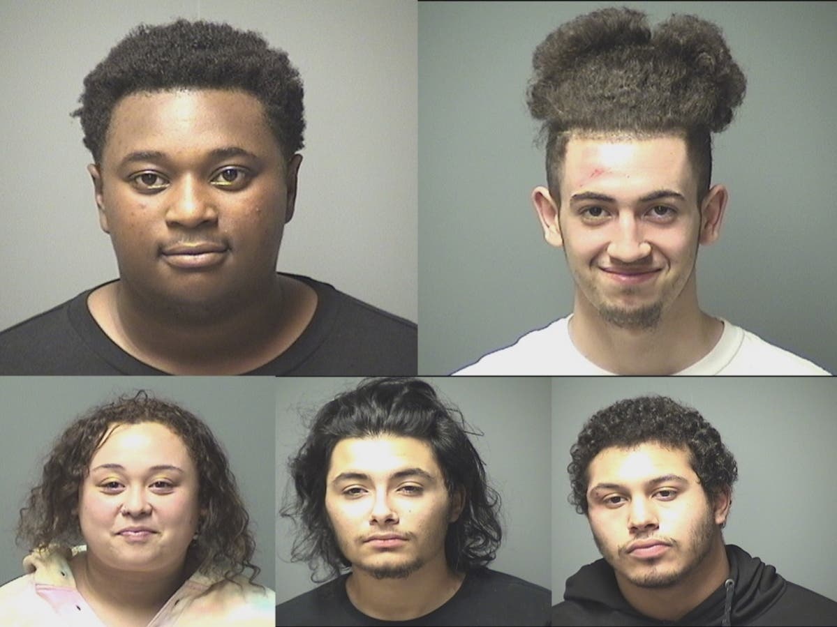 Upper row: Breyanna Wilson, Habacuc Gonzalez. Lower row:  Isiaah Torres, Angelina Robles, and Zachery Robles.