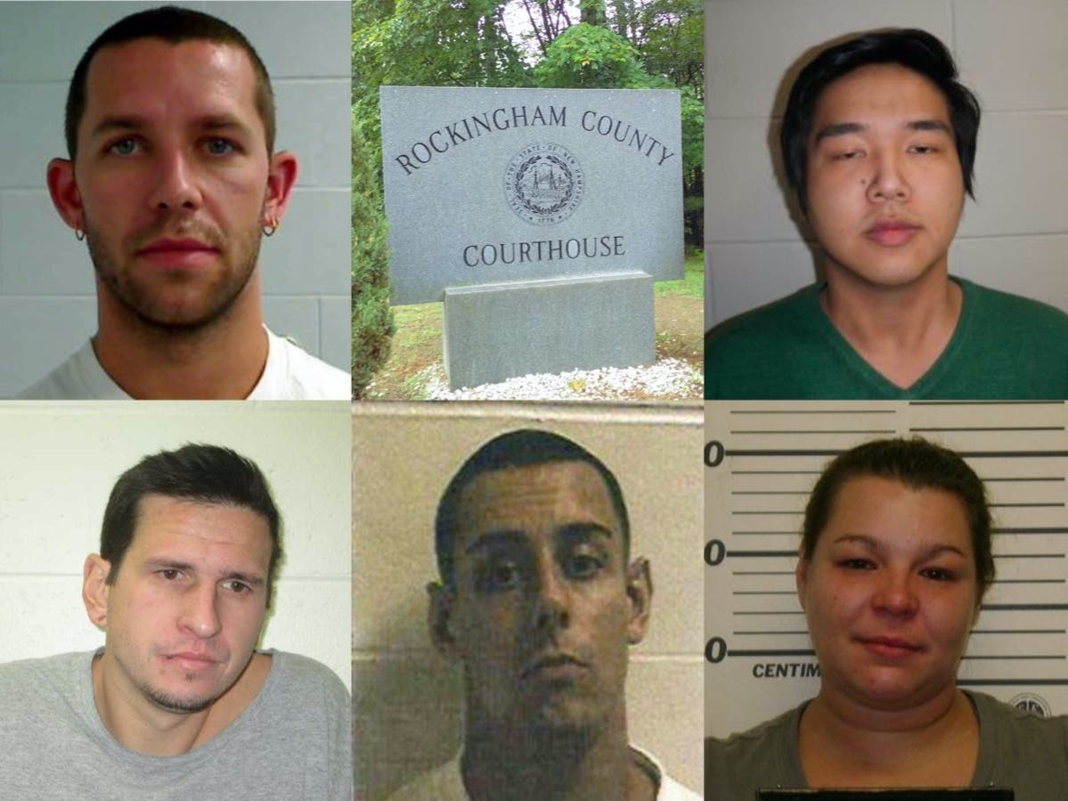 Upper row: Kevin Joseph Clement and Ngawang Chokden Dickinson. Lower row: Justin Cate, Patrick Dicesare, and Danielle Dickstein,. 