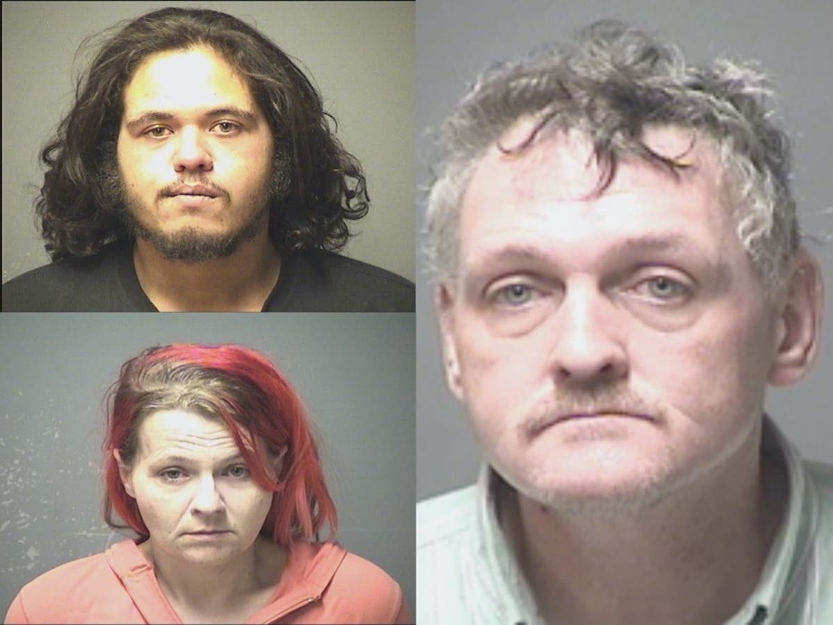 Pictured left: Nicholas Crawford and Holly Crawford. Pictured right: George Beaton. 