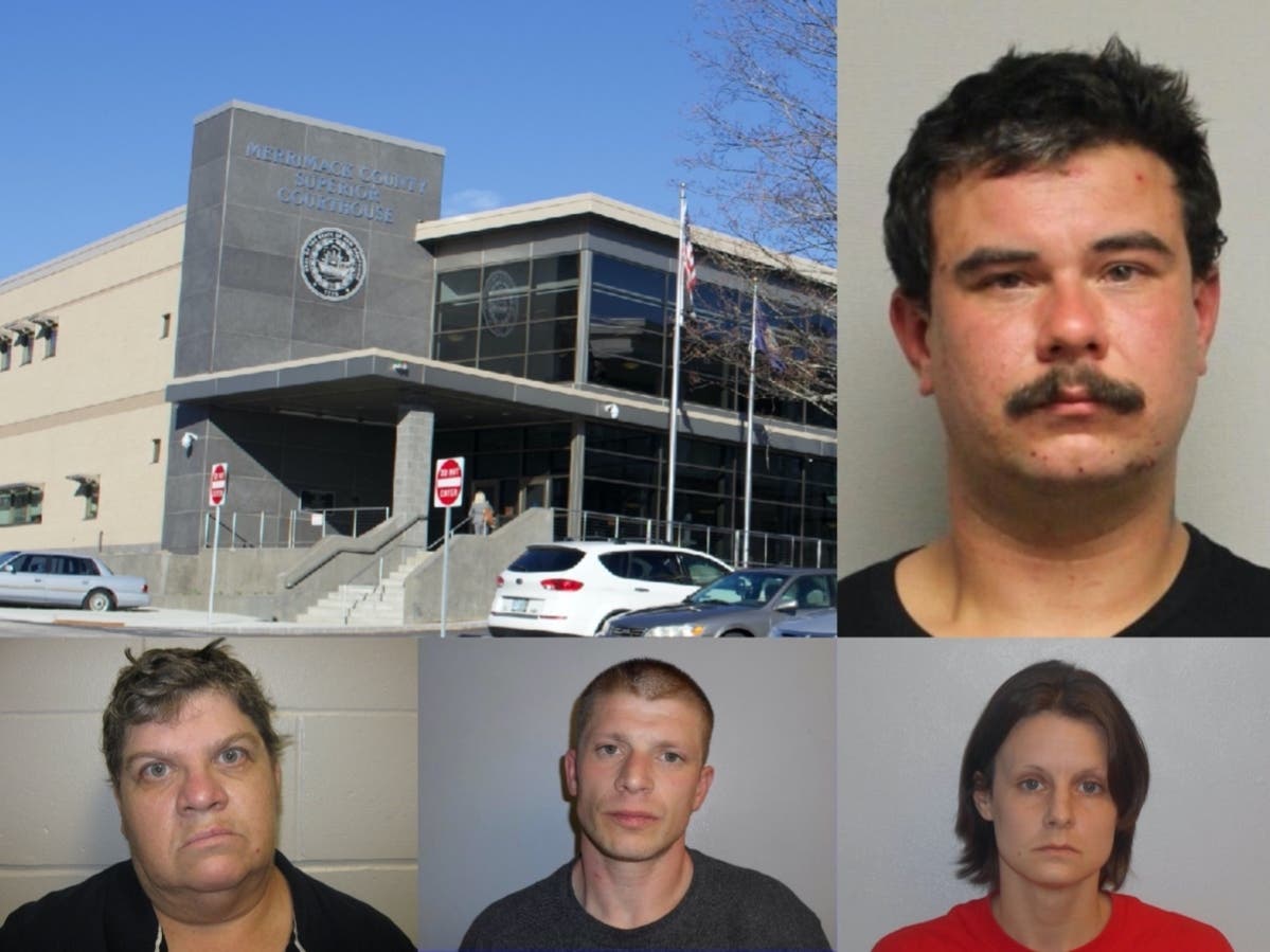 Lower row: Cheryl Elliott, Cory Decato, and Stephanie Dupont. Upper right: Stephen P. Denault. 