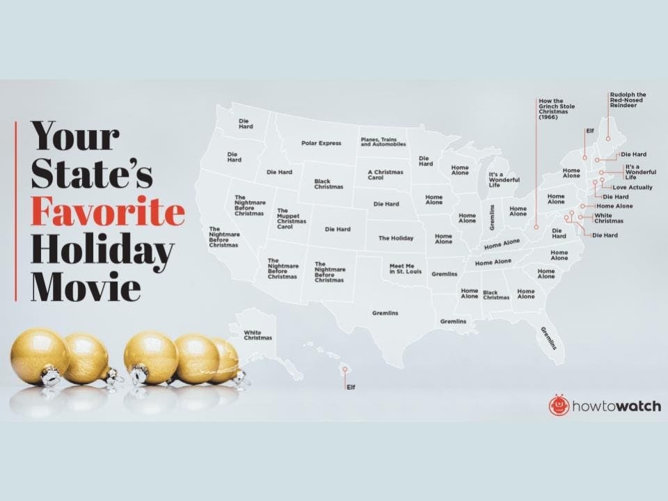 HowToWatch.com eyed Google Trends data, cross-referenced, and came up with a Top 25 and the most popular films in all 50 states. 