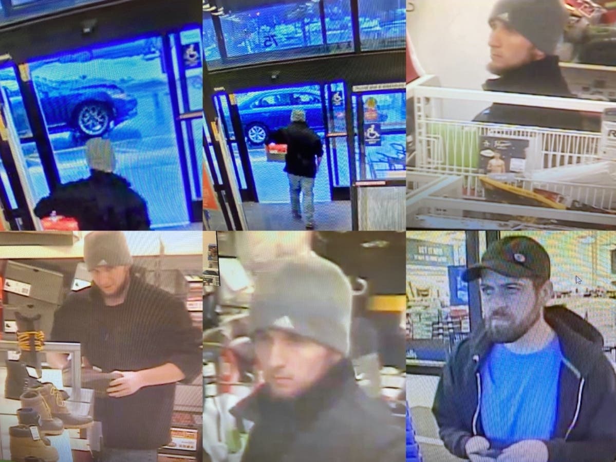Investigators are asking for the public's help identifying two men as part of a theft incident at Marshalls on Dec. 31, 2019. 