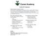 NH Career Academy list of courses.