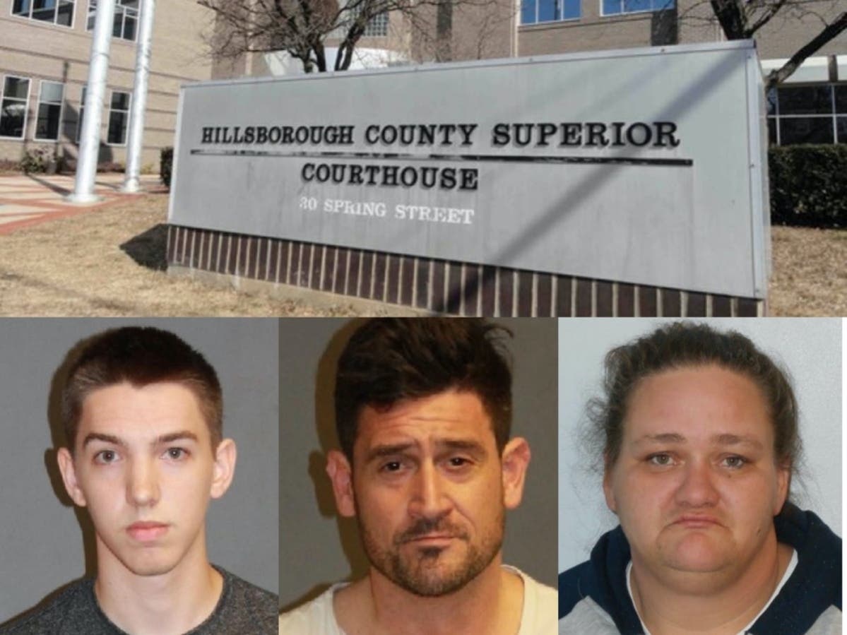 Blake Romano, Seth Shackford, and Marion Smith were all indicted on charges in Hillsborough Country recently. 