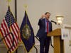 Gov. Chris Sununu, R-NH, spoke before the Greater Concord Chamber of Commerce on Feb. 13. 