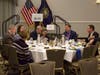 Gov. Chris Sununu had lunch with business leaders in Concord Feb. 13. 