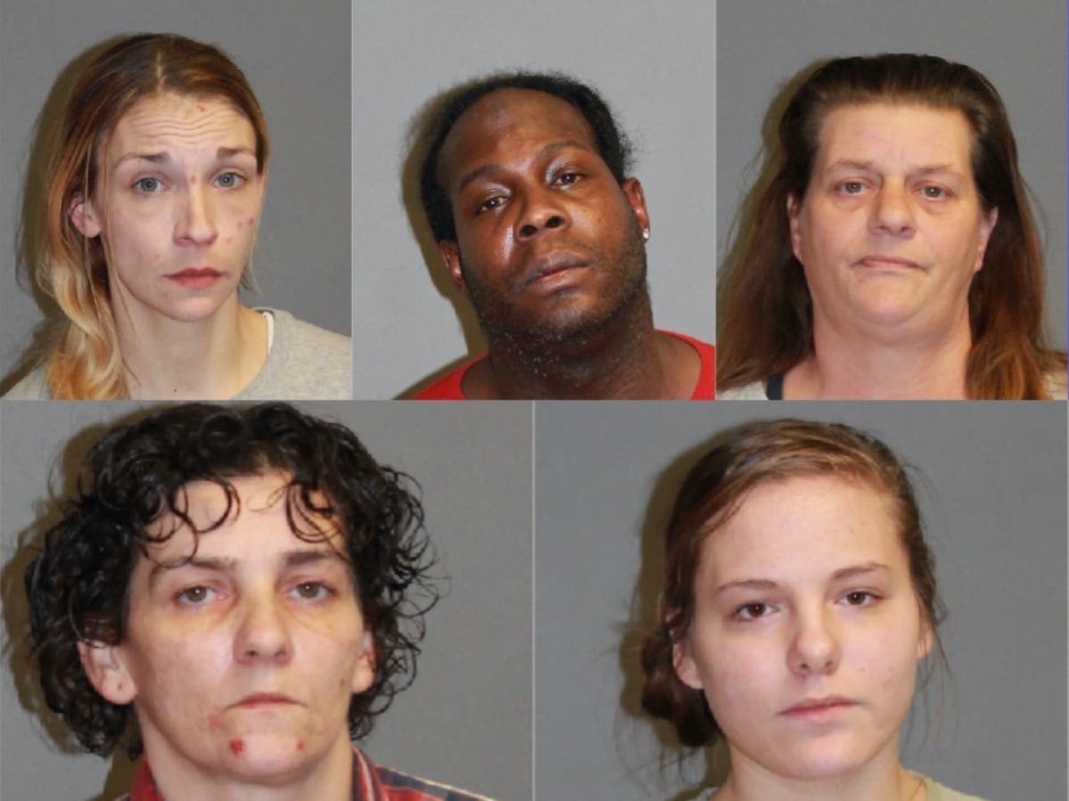 Upper row: Lindsey Miron, Leo Taylor, and Tracey Bernazzani. Lower row: Casey Vigeant and Katelyn Ferguson.