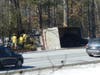 A tractor-trailer rollover and fire was reported on I-93 North at the Concord-Canterbury line at Exit 17 on Feb. 24.