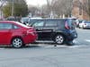 A Ford and a Kia crashed on Washington Street in Concord on March 2.