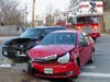 A Ford and a Kia crashed on Washington Street in Concord on March 2.