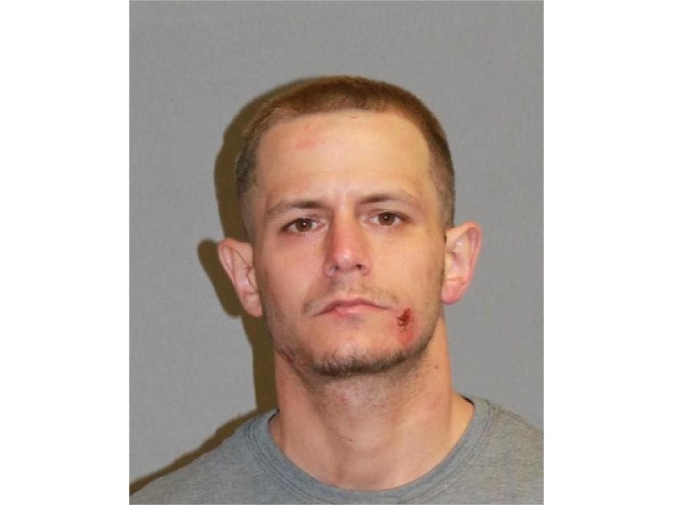 Rodney Maulding, 33, is accused of tagging buildings in the Gate City in February and March. He faces a felony charge. 