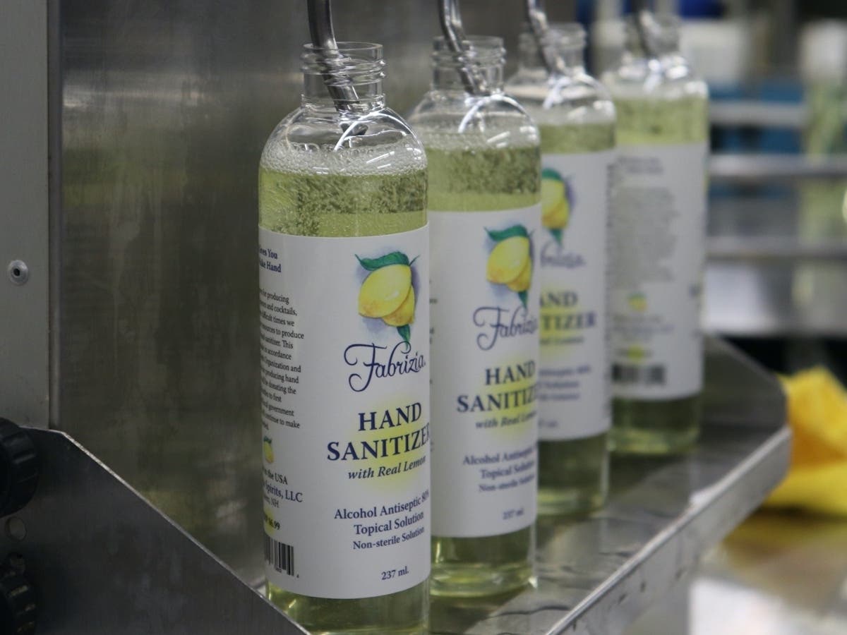 Fabrizia Spirits of Salem, a leading producer of limoncello and liqueurs, has begun crafting hand sanitizer in an effort to ease demand due to the new coronavirus. 