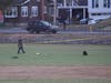 The White Park baseball diamond was closed after an officer involved shooting of a burglary suspect April 5. 