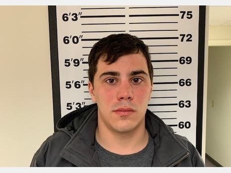 Nicholas Lacagnina of Newmarket was arrested on April 25 on a felony criminal threatening charge. 