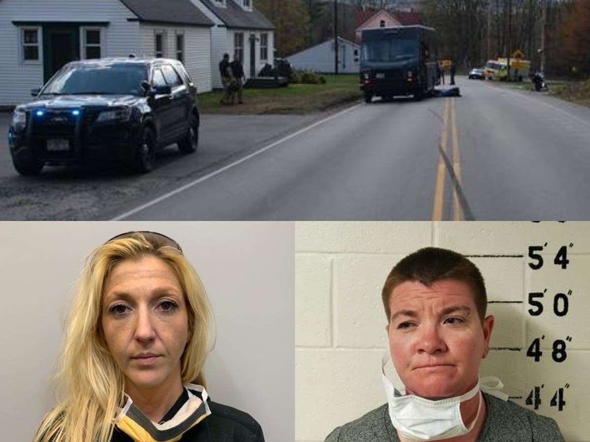 Nicole George, left, and Trista White, right, were arrested recently in two separate incidents on reckless operation and other charges. A motorcycle passenger was also killed during a crash with a UPS truck in Walpole May 7.