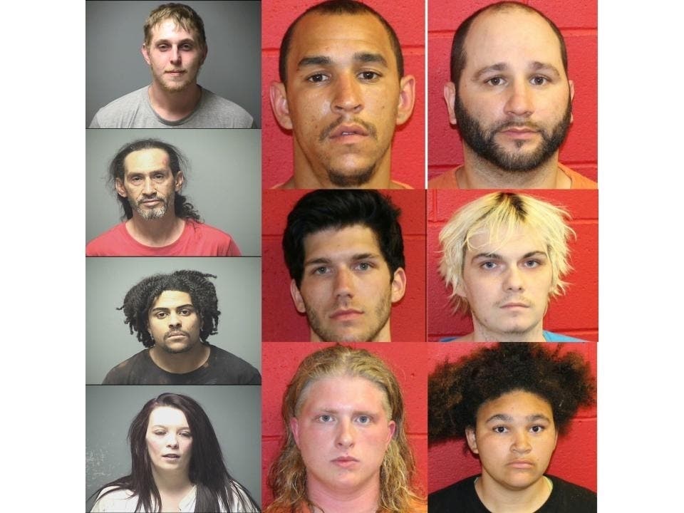 Eight adults, two teens, and three juveniles were arrested on various charges after a George Floyd, Black Lives Matter vigil in Stark Park in Manchester. 