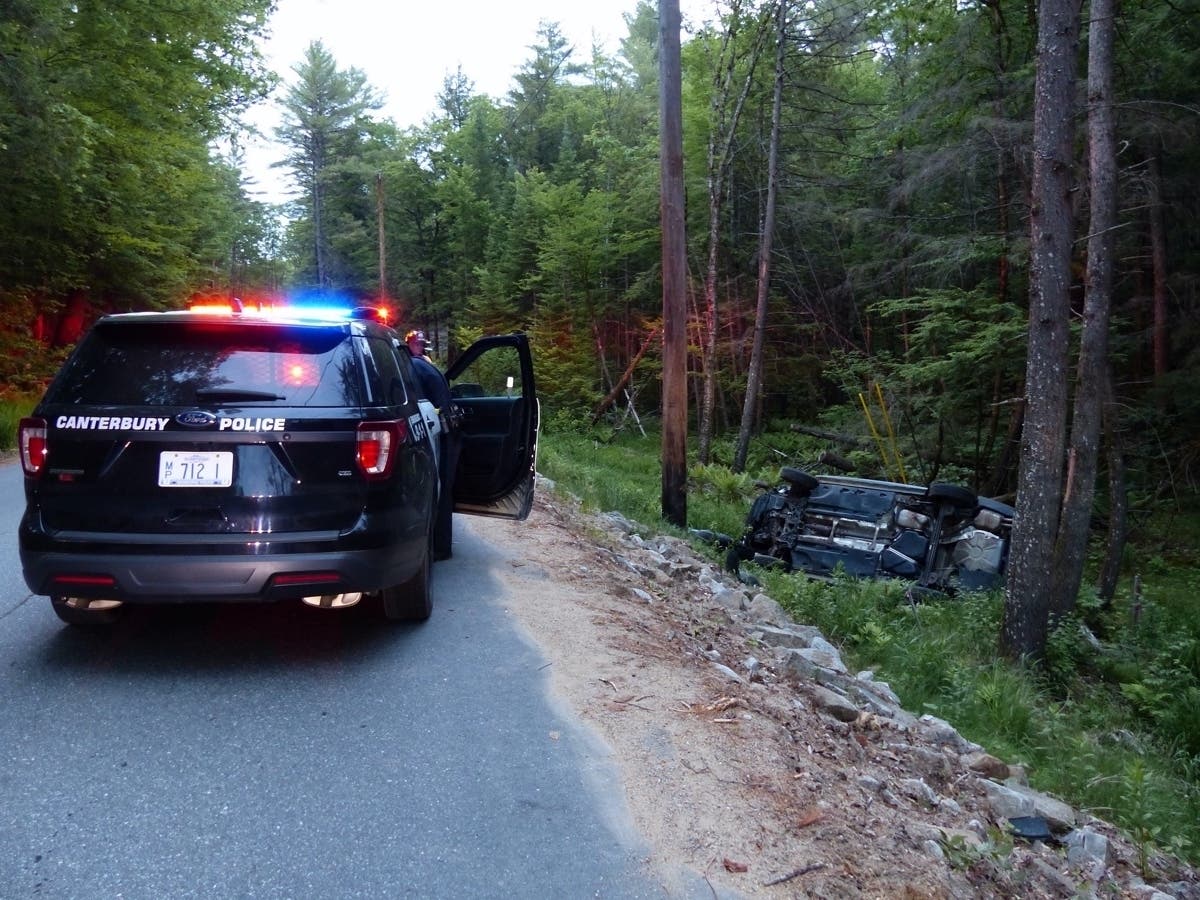 Car Rollover Reported In Canterbury Watch Concord, NH Patch