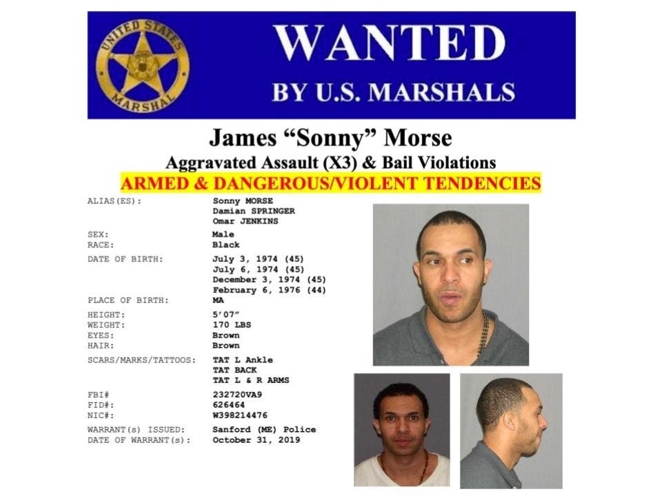 The Joint Fugitive Task Force is looking for James "Sonny" Morse who is accused of failing to appear and bail violations.