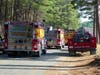 Firefighters spent many hours June 24 battling a brush fire at Clough State Park. 