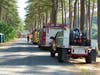 Firefighters spent many hours June 24 battling a brush fire at Clough State Park. 
