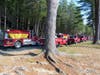 Firefighters spent many hours June 24 battling a brush fire at Clough State Park. 