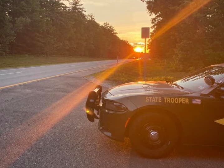 A state trooper took this shot on I-89 in Bow as part of the Find the Trooper Friday social media promotion.